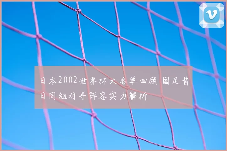 日本2002世界杯大名单回顾 国足昔日同组对手阵容实力解析