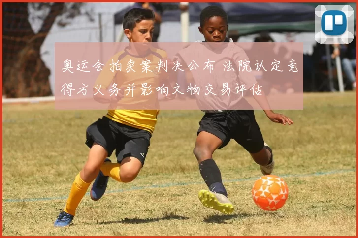 奥运会拍卖案判决公布 法院认定竞得方义务并影响文物交易评估
